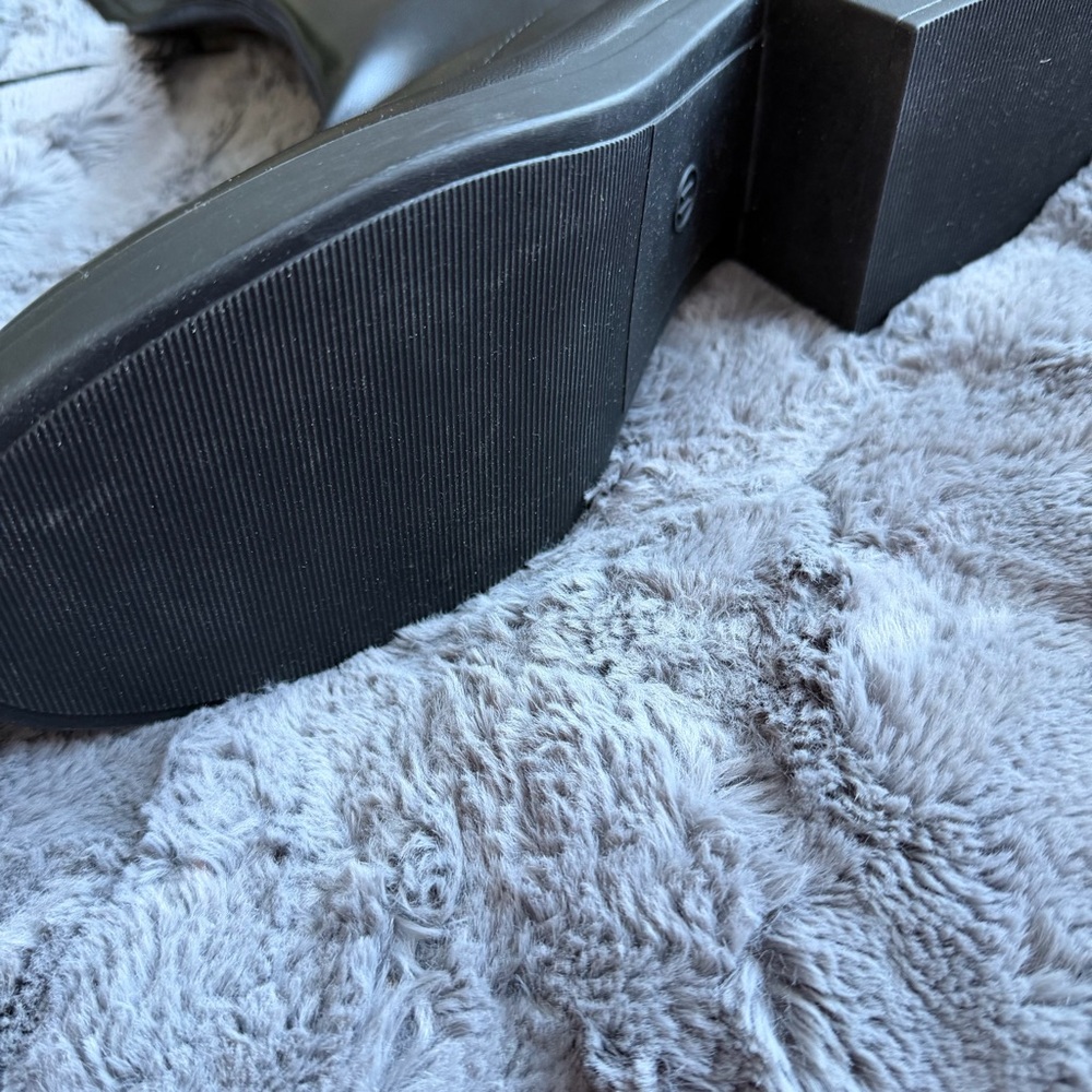 Danika Stretch Tall Combat Boots with Memory Foam Insole - Wild Fable™ Black 11 - Picture 10 of 12